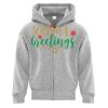 ATC Youth Midweight Fleece Full-Zip Hoodie – Classic Comfort Thumbnail