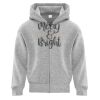 ATC Youth Midweight Fleece Full-Zip Hoodie – Classic Comfort Thumbnail