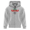 ATC Youth Midweight Fleece Full-Zip Hoodie – Classic Comfort Thumbnail