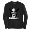 ATC Pro Team Polyester Long Sleeve Youth Tee Thumbnail